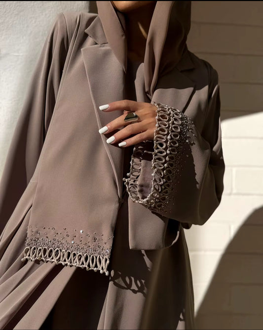 Abaya Taupe Blazer