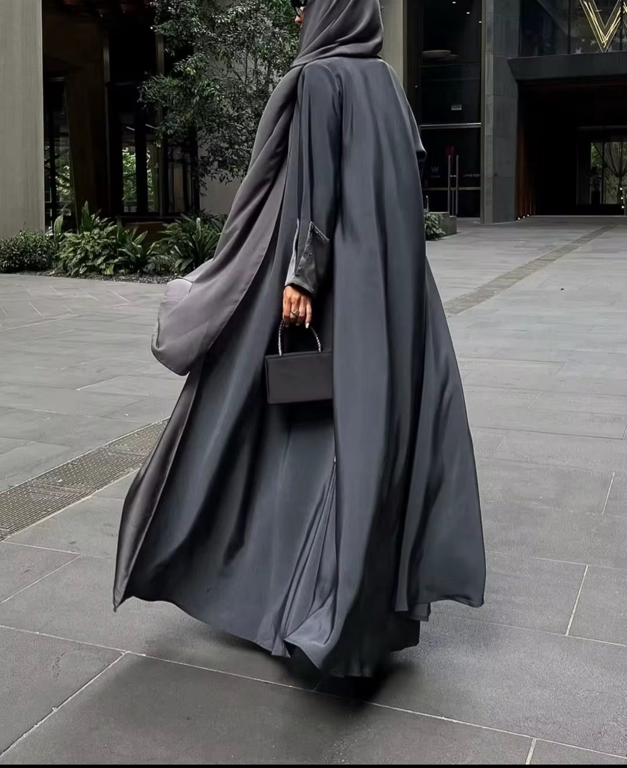 Abaya Blazer Charcoal